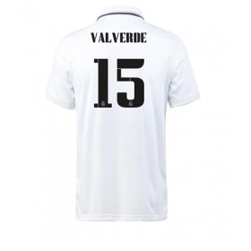 Herren Fußballbekleidung Real Madrid Federico Valverde #15 Heimtrikot 2022-23 Kurzarm